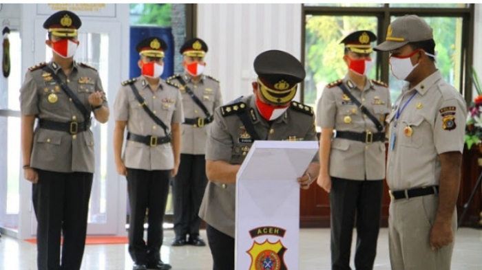 Kapolda Pimpin Sertijab Sejumlah Pejabat Dijajaran Polda Aceh