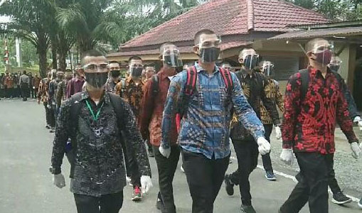 Puluhan Peserta Calon Bintara Polri Asal Simeulue Jalani Tes Rikmin Awal