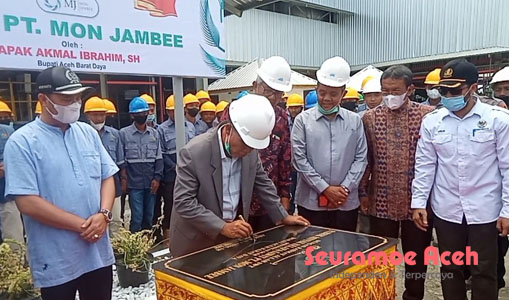 Bupati Abdya Resmikan PMKS Mon Jambee