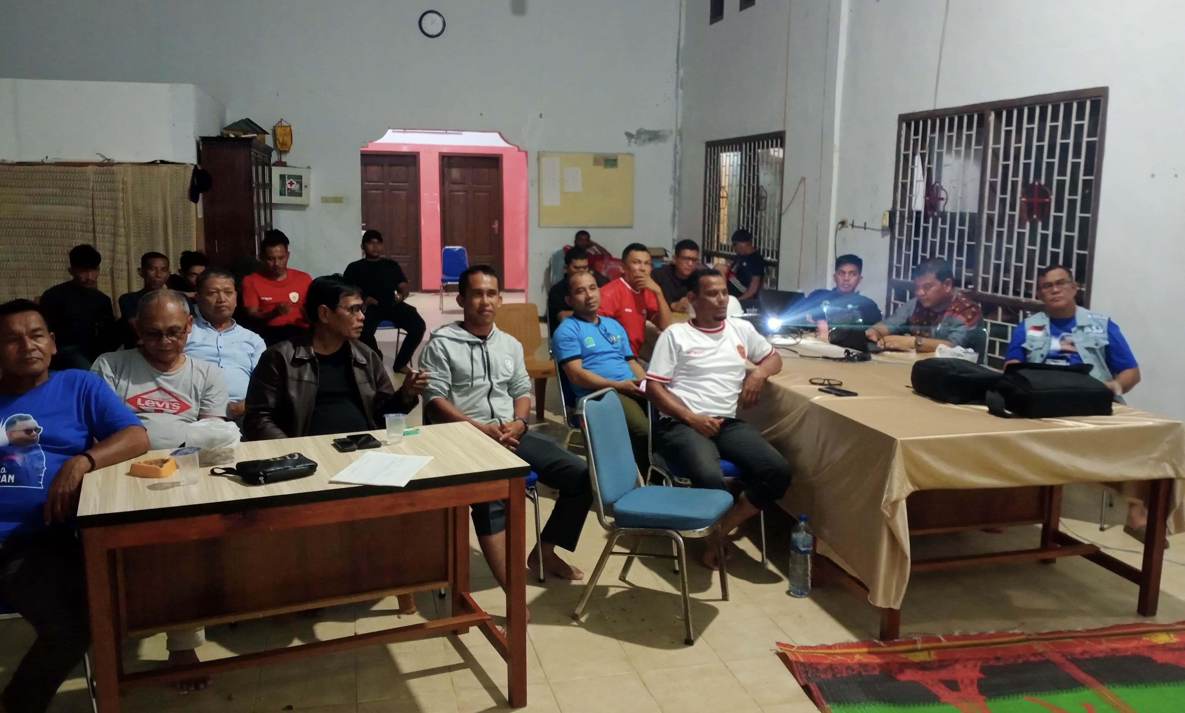 PMI Aceh Jaya Gelar Nobar Laga Timnas Indonesia Vs Bahrain