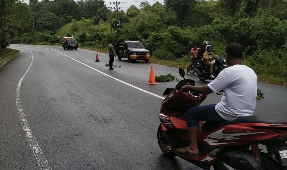 Tiga Kecelakaan Tunggal Terjadi di Aceh Jaya, Penyebabnya CPO Tumpah