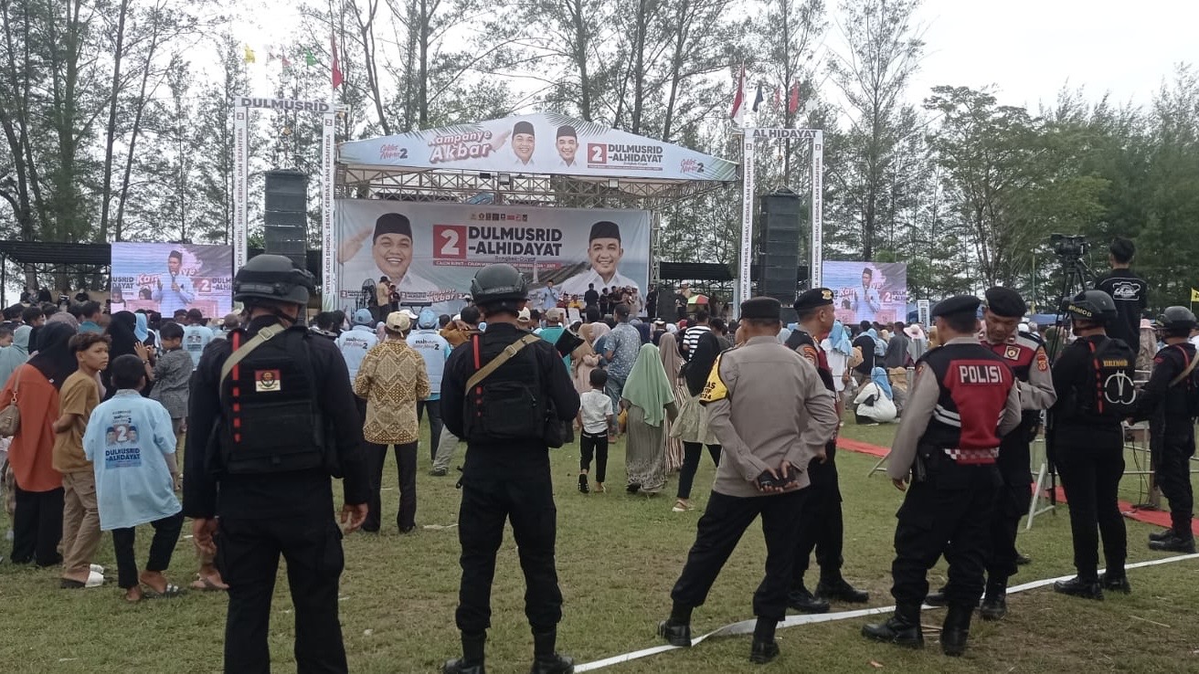 Brimob Aceh Singkil Ajak Masyarakat Jaga Kedamaian Pilkada 2024