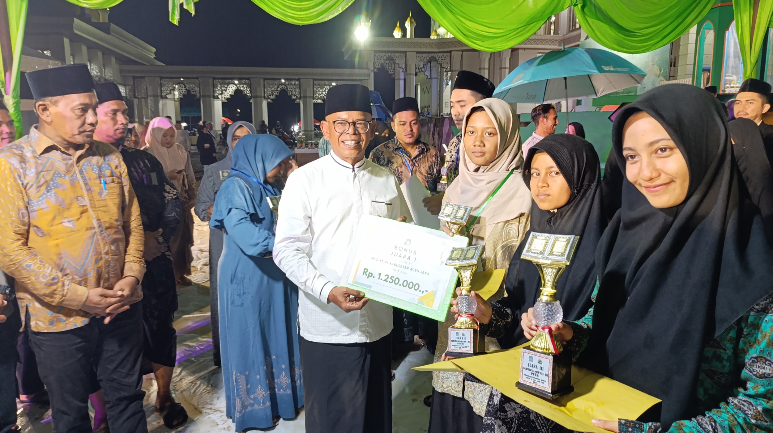 MTQ Ke-XI Kabupaten Aceh Jaya Tahun 2024 resmi di tutup
