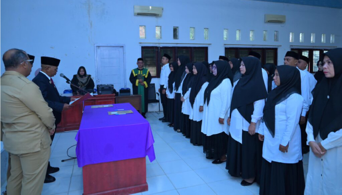 39 Pejabat Fungsional dan Guru Dilantik Pj Bupati Aceh Jaya