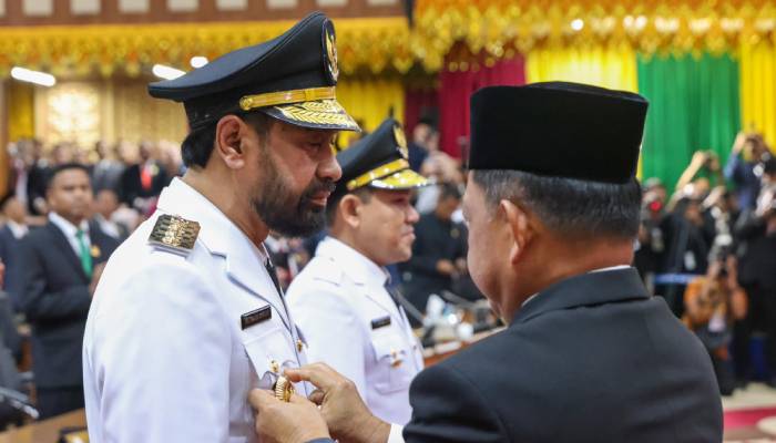 Pj. Bupati Aceh Jaya Hadiri Pelantikan Gubernur dan Wakil Gubernur Aceh Periode 2025-2030