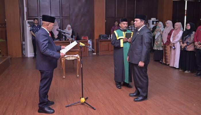 Dr. A. Murtala Lantik Juanda sebagai Pj. Sekda Aceh Jaya