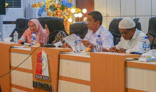 Pemkab Nagan Raya Gelar Rakor Persiapan VLH dalam Rangka Evaluasi KLA 2024