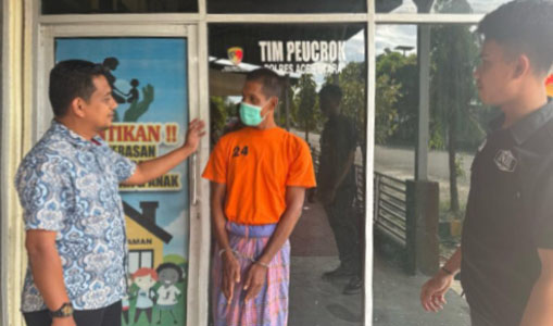 Bejat! Pria Paruh Baya di Aceh Utara Setubuhi Anak Tiri Berulang Kali