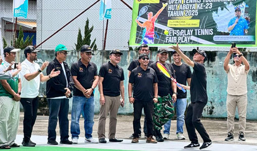12 Tim Tenis Barat-Selatan dan Kota Banda Aceh Meriahkan HUT Abdya