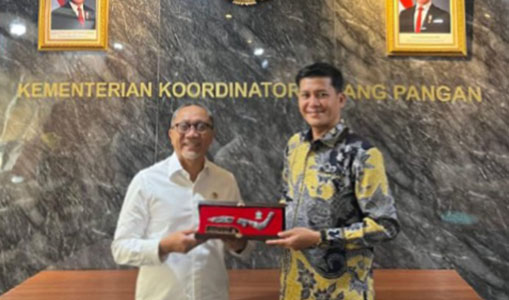 Bupati Aceh Selatan H Mirwan Temui Menko Pangan, Ini yang Dibahas