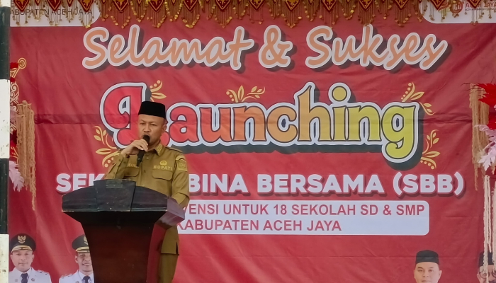 Bupati Aceh Jaya Resmikan Sekolah Anti Intervensi