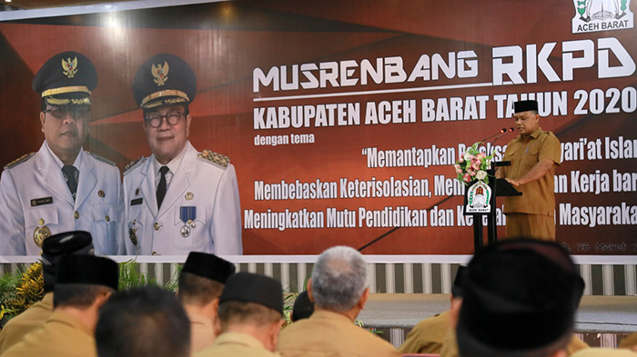 Selaraskan Pogram dan Kegiatan Prioritas, Pemkab Aceh Barat Gelar Musrenbang